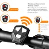 Bike Tail Light Wireless Remote Control Safety Bicycle Night Riding