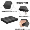 FuoooooGui Packing Foam Sheet Black PU Foam Sheet Cutable Foam