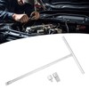T Handle Wrench Drive 3/8-inch Chrome Vanadium Steel T Bar