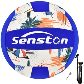 Senston Volleyball No. 5 Waterproof Soft Volleyball is perfect for pool play, beach volleyball, indoor and outdoor pools