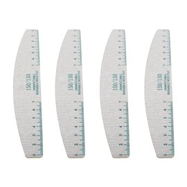ZJchao 50 Limas de Uñas de Grano 150/150, Limas de Manicura para Uñas Acrílicas, Lavables, Reutilizables
