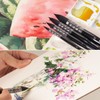 Lightwish Watercolor Brushes Set, Synthetic Squirrel Hair Paint Brushes Kit