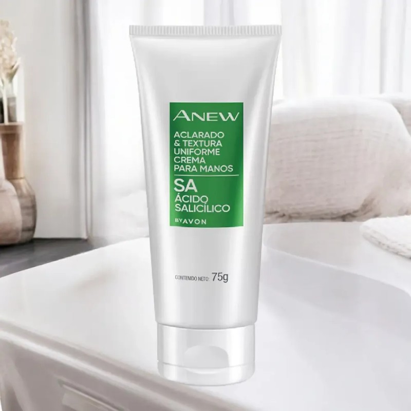 Crema Para Manos Anew Aclarado Y Textura Avon