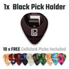 Guitar Lab Guitar Picks Holder & 10pcs Guitar Picks Plectrum