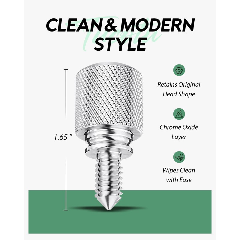 Attachment Knob Thumb Screw, 1.65‘’ Mixer Thumb Screw Knob, Upgraded