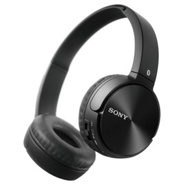 SONY Wireless Headphones MDR-ZX330BT: Bluetooth/NFC Support Foldable With Mic/ Hands-free Calling Black MDR-ZX330BT