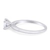 Jewel Zone US Princess Cut White Cubic Zirconia Anniversary Solitaire