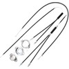 Young Wolf BMX Gyro Mountain Bike Brake Cables Front + Rear, Upper + Lower Spinner Rotor Cable Rotor Set Comaptible