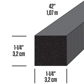 M-D Building Products 02006 1-1/4 in. X 42 in. Gray Air Conditioner Weatherseal for Window Units