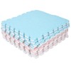 Plush Foam Interlocking Floor Carpet Soft Non Slip Cuttable Interlocking