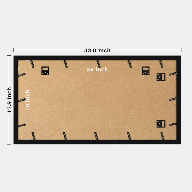 eletecpro 16x32 Record Frame for 12-inch Double LP Records Display,