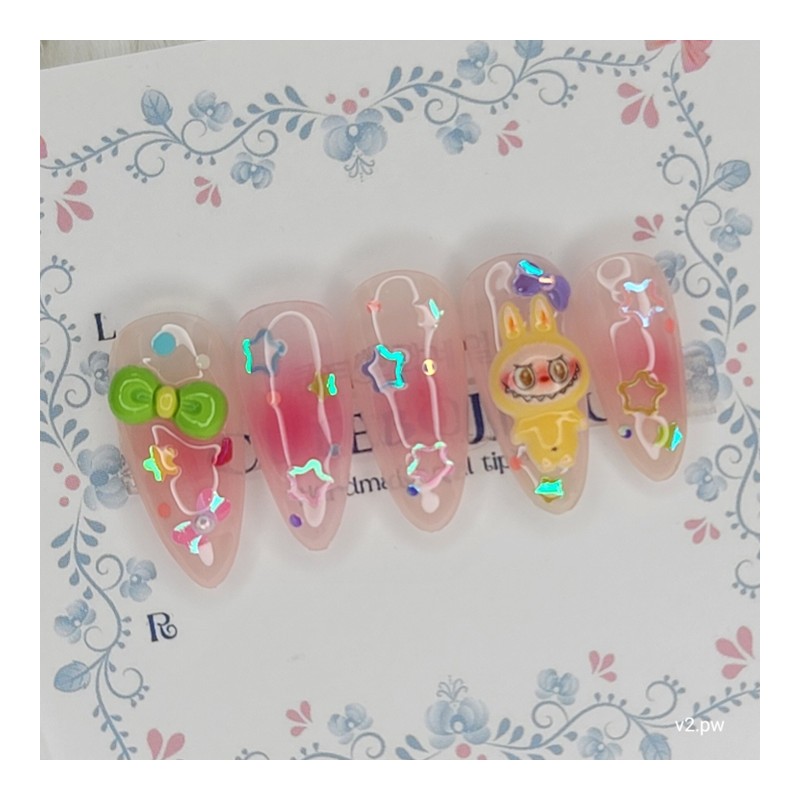 Cheek Kaebi Handmade Nail Tips - Stiletto M / 치크