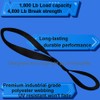 Shinecailife Soft Loop Tie Down Straps,Heavy Duty,for Motorcycle Handlebar,Trucks,Cargo,Car,Bike,ATV,Dirt Bike,Moving