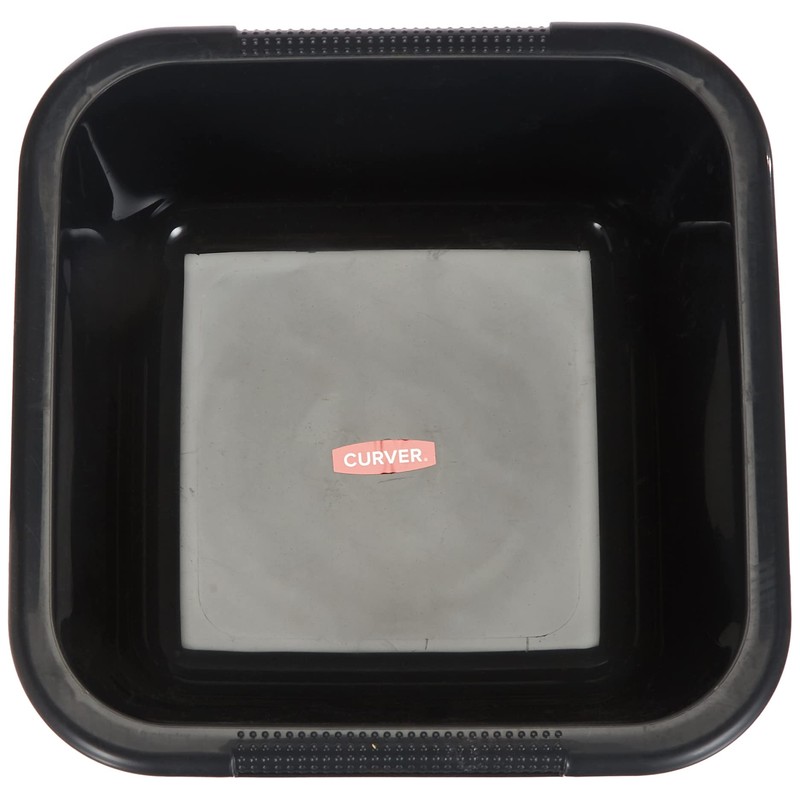Curver Quadratisch Viereckschüssel 6.0L in anthrazit, Plastik, 29.3 x 29.3