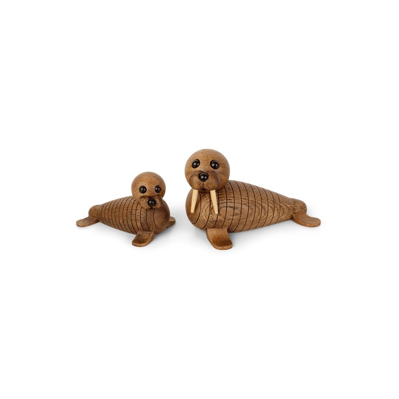Spring Copenhagen Handmade Dark Oak Walrus - Ross the Arctic