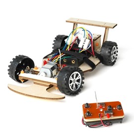 STEM Wooden Racing Car Kit for Kids Age 8-12 – DIY Science Experiment, Wood Building Project, Perfect Educational Gift for Boys & Girls 8 9 10 11 12 Years Old