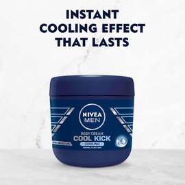 Nivea Men Cool Kick Body Cream - 13.5 Fl Oz / 400 mL