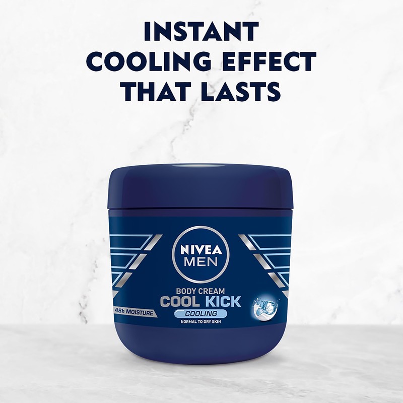 Nivea Men Cool Kick Body Cream - 13.5 Fl Oz