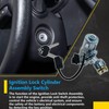 Ignition Lock Cylinder Switch with 2 Keys,Compatible with 2003 2004