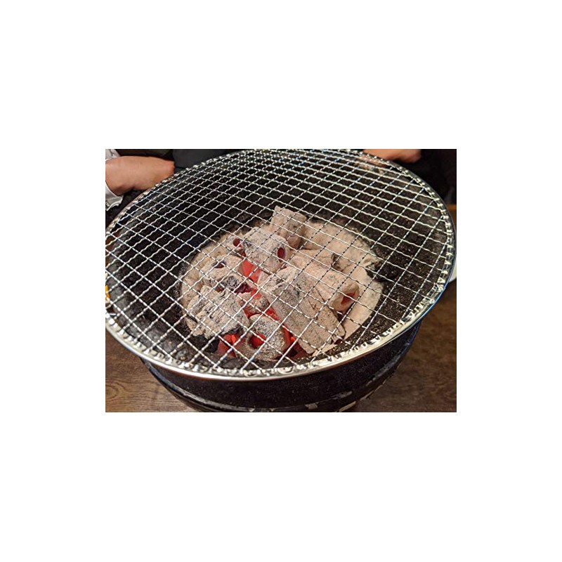 【TFS】 Disposable Grilling Net 24cm Flat Type Stress-Free No Need
