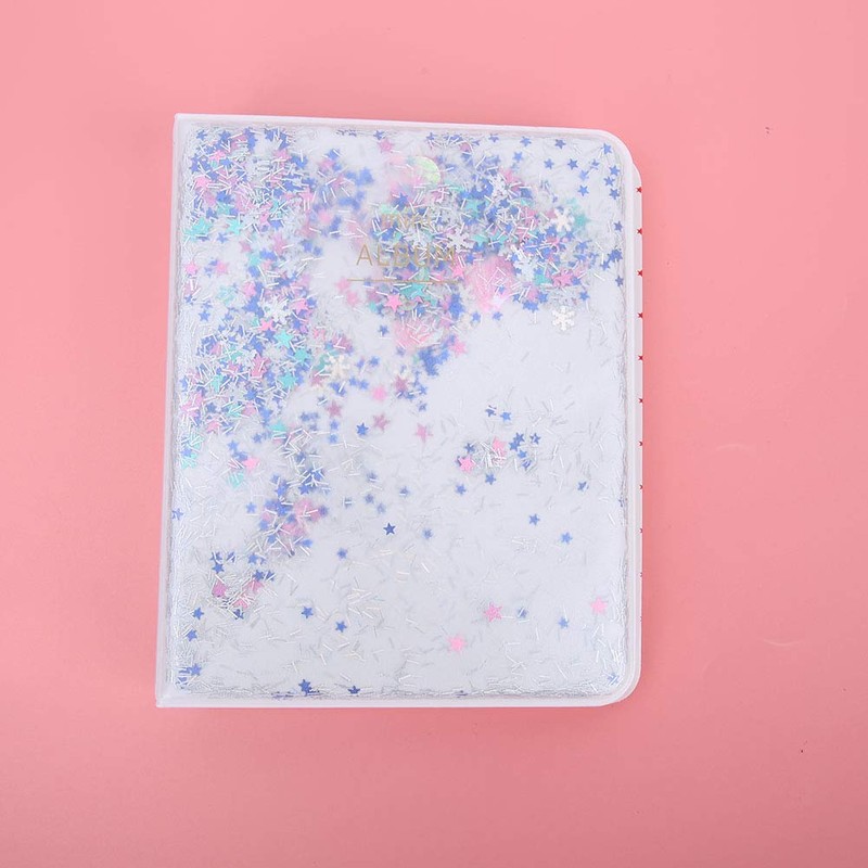 Mini Álbum de Fotos PVC Quicksand Beads 64 Bolsillos 3