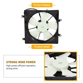 OCPTY OE Replacement Cooling Fan fit for 2003-2007 for Honda for Accord 6CYL 19030-RCA-A01/19020-RCA-A01/19015-RCA-A01 | HO3115124
