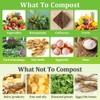 YUEWO 220 Gallon Compost Bin Outdoor Expandable Outdoor Composter for