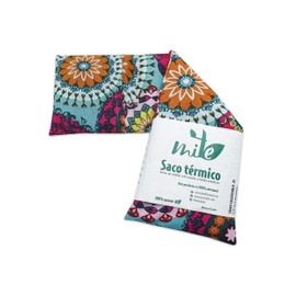 Mandala Heat Pack with Seeds and Herbs with Washable Cover (50cm x 14cm) Lavender - MITE (Mandala Turquoise)