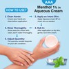 Aqueous Cream with Menthol 1% - 500g | Cooling Emollient