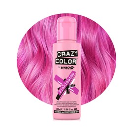 Crazy Color Vibrant Pinkissimo Semi-Permanent Hair Dye. Highly Pigmented Magenta Conditioning & Oil Nourishing Vegan Formula | No Bleach or Ammonia | 100ml