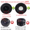 EF-M 15-45mm Lens Cap [49mm] for Canon M50ii M100 M6