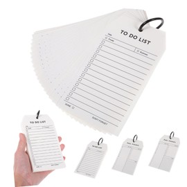 4-Pack Daily Planner Notepads with Metal Ring To Do List Organiser Pads for Office and Work Daily Schedule Planning Notebooks Task Checklists for Efficient Scheduling