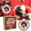 Puppy’s My First Christmas Picture Frame Ornament 2024，Custom Wooden Pet
