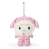 Sanrio 247464 Mascot Holder (Fluffy Winter) My Melody Keychain