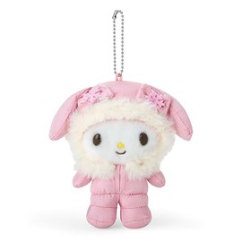 Sanrio 247464 Mascot Holder (Fluffy Winter) My Melody Keychain