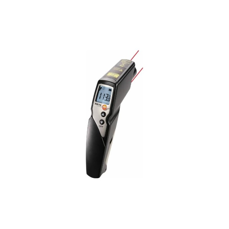 Testo 0560 8314 830-T4 Infrared Thermometer with 2-Point Laser Sighting