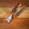 GreatNeck ENP6C 6-Inch End Nipper Pliers, Ergonomic Comfort Grip Handle,