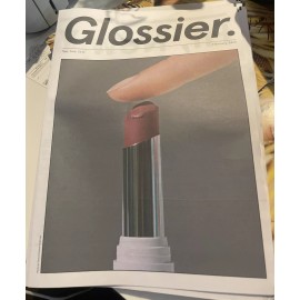 Glossier Collectible newspaper zine newsprint NYC soho nolita February 2023