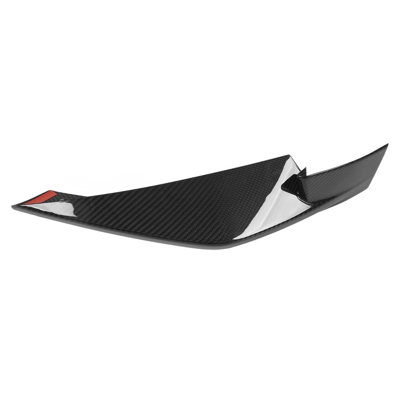 6Pcs Front Bumper Lip Spoiler Anti Collision Carbon Fiber Side