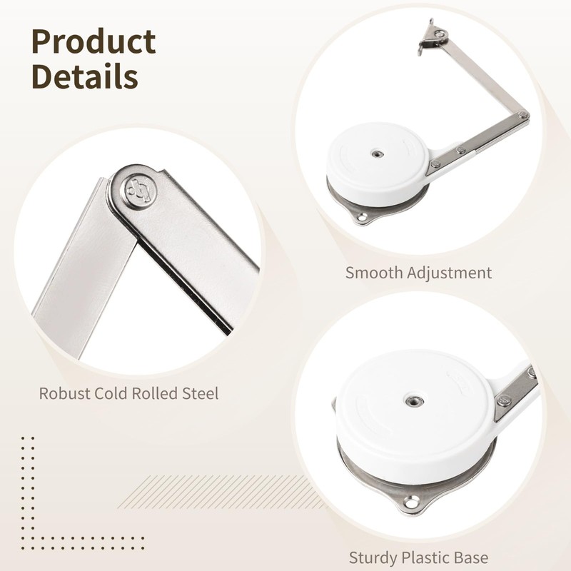 2 Pcs Toys Box Hinges, Soft Close Lid Chest Hinges,