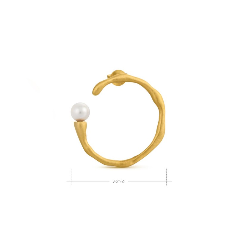 Gold Earrings Eclat | Designed by Joidart | Eclat Collection