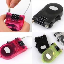 Multi-purpose Wire Cable Lock (Luggage, Study Room) Cabinet Lock 2ea