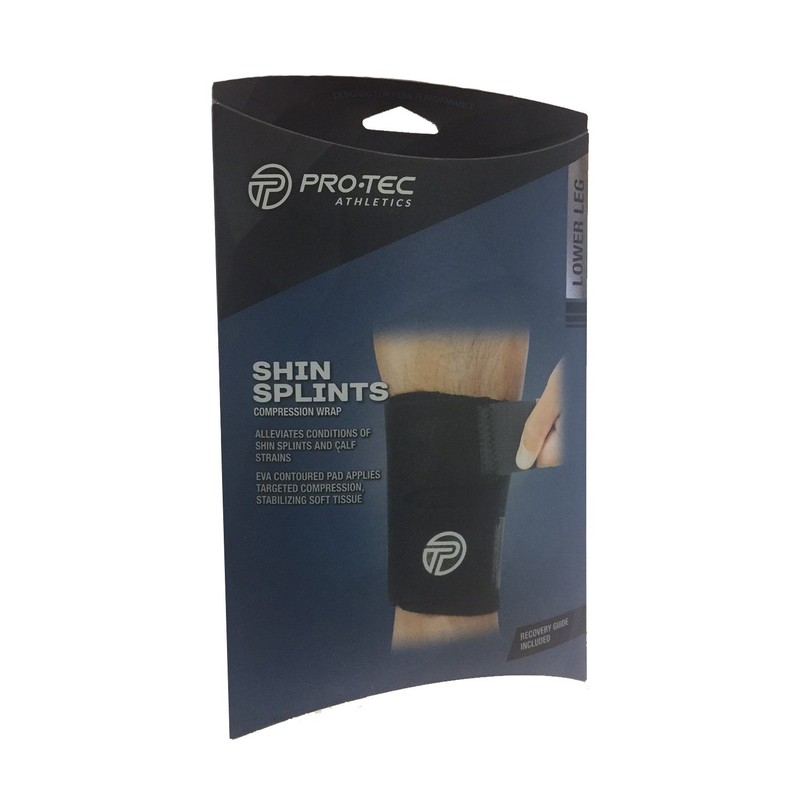 Pro-Tec Shin Splints Compression Wrap, Shin Splints Discomfort Relief, Shin