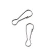 100 Pcs - 1 Inchï¼25mmï¼Upgrade Metal Spring Hooks, 304 Stainless Steel, Lanyard Snap Clip Hooks for ID Card, Key Chain