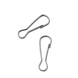 100 Pcs - 1 Inchï¼25mmï¼Upgrade Metal Spring Hooks, 304 Stainless Steel, Lanyard Snap Clip Hooks for ID Card, Key Chain