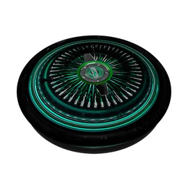 Lowrider Wire Wheel Phone Grip Green spoke
