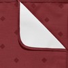 Erwin Müller Washable Tablecloth, Neuss Diamond Design, Burgundy Size 110