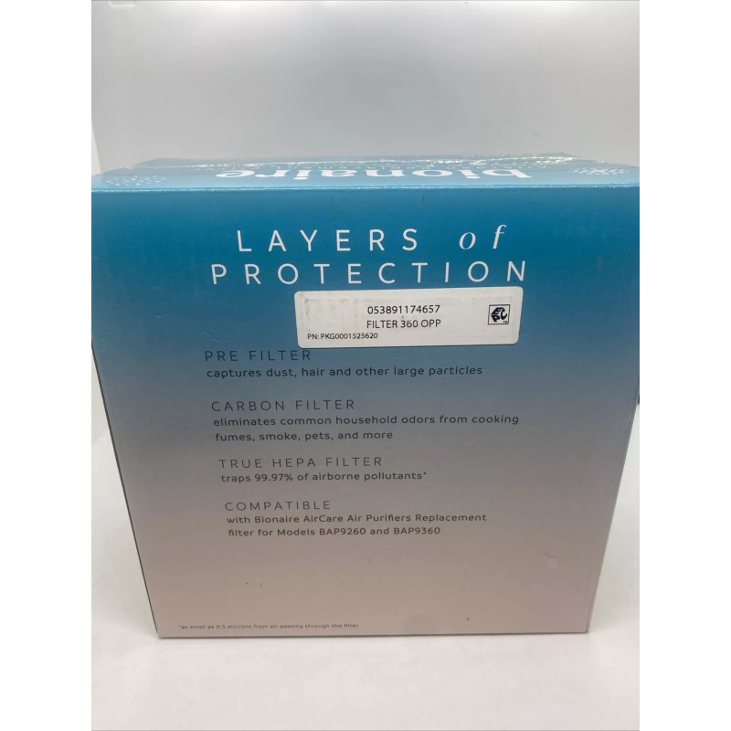 Bionaire 360 Filter for Desktop and Mini, Carbon Filter