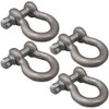 RAParts (4) 3/4" Shackle D Ring & Screw Pin Tow
