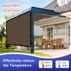 Sunocity 10'X 16' 90% Sun Shade Cloth Outdoor Patio Mocha